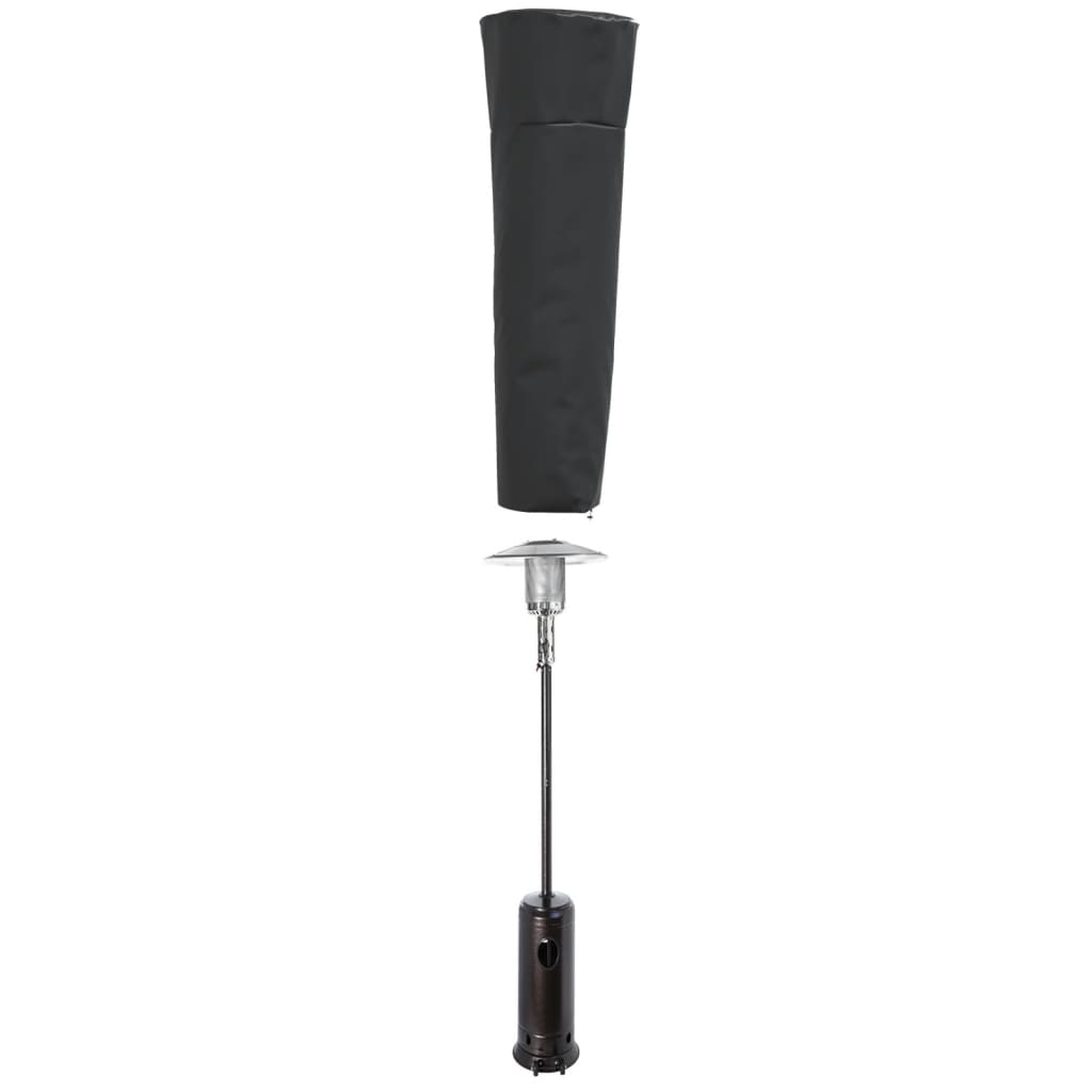 Heaterhoes piramidevormig 86x47x241 cm 420D oxford zwart is nu te koop bij PeponiXL, paradijselijk wonen!