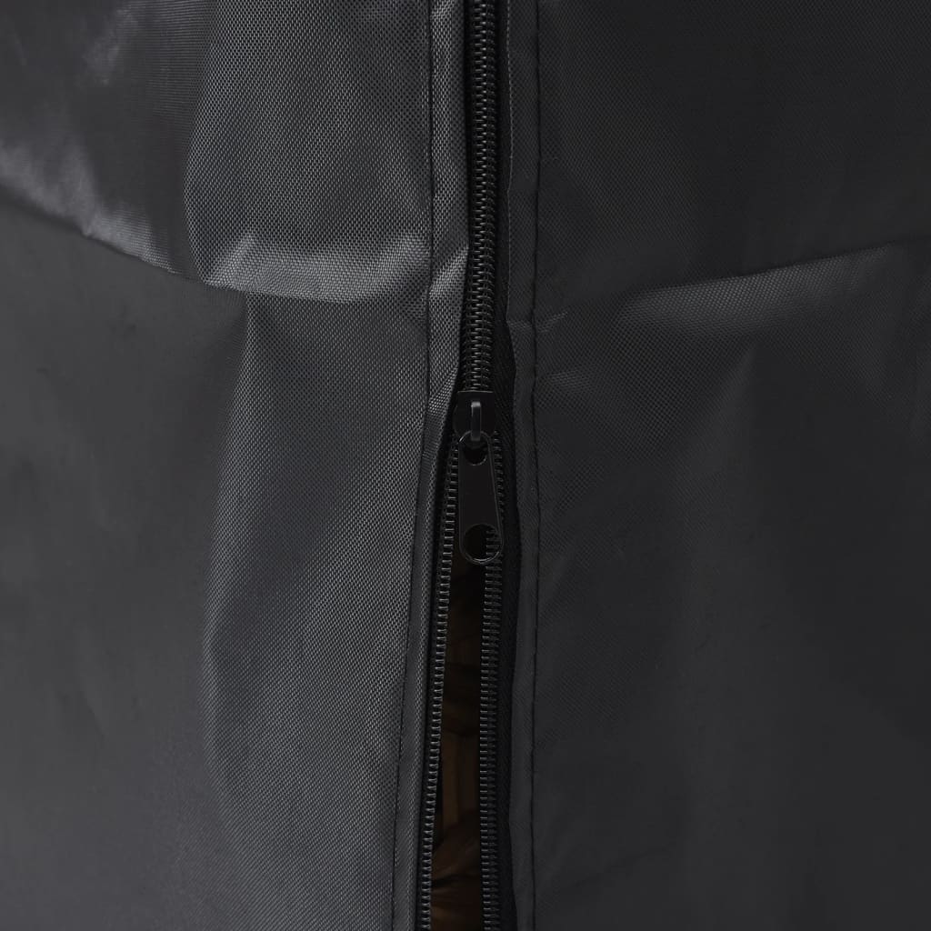 Heaterhoes piramidevormig 86x47x241 cm 420D oxford zwart is nu te koop bij PeponiXL, paradijselijk wonen!