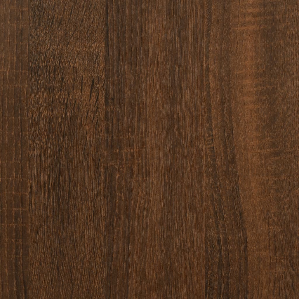 Opbergbankje 42x42x46 cm bewerkt hout bruin eikenkleur is nu te koop bij PeponiXL, paradijselijk wonen!