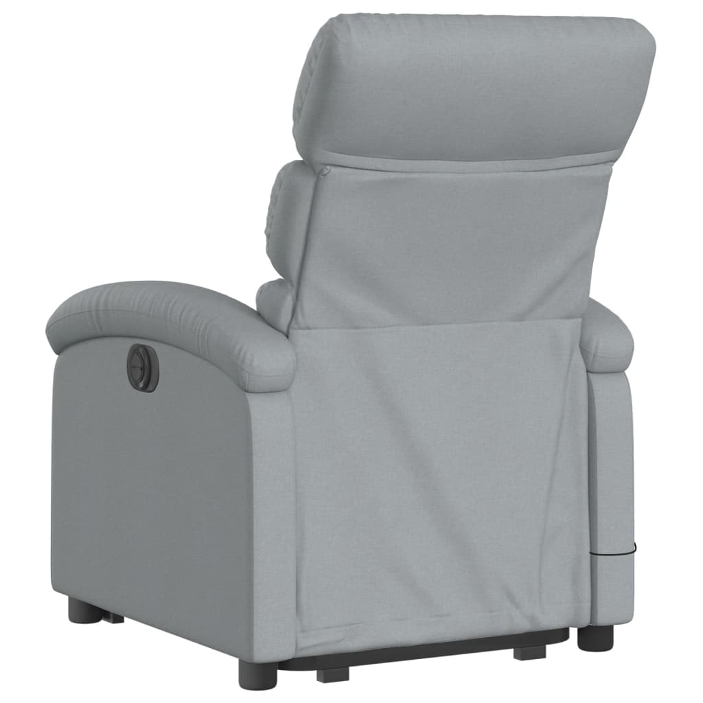 Sta-op-massagestoel verstelbaar stof lichtgrijs is nu te koop bij PeponiXL, paradijselijk wonen!