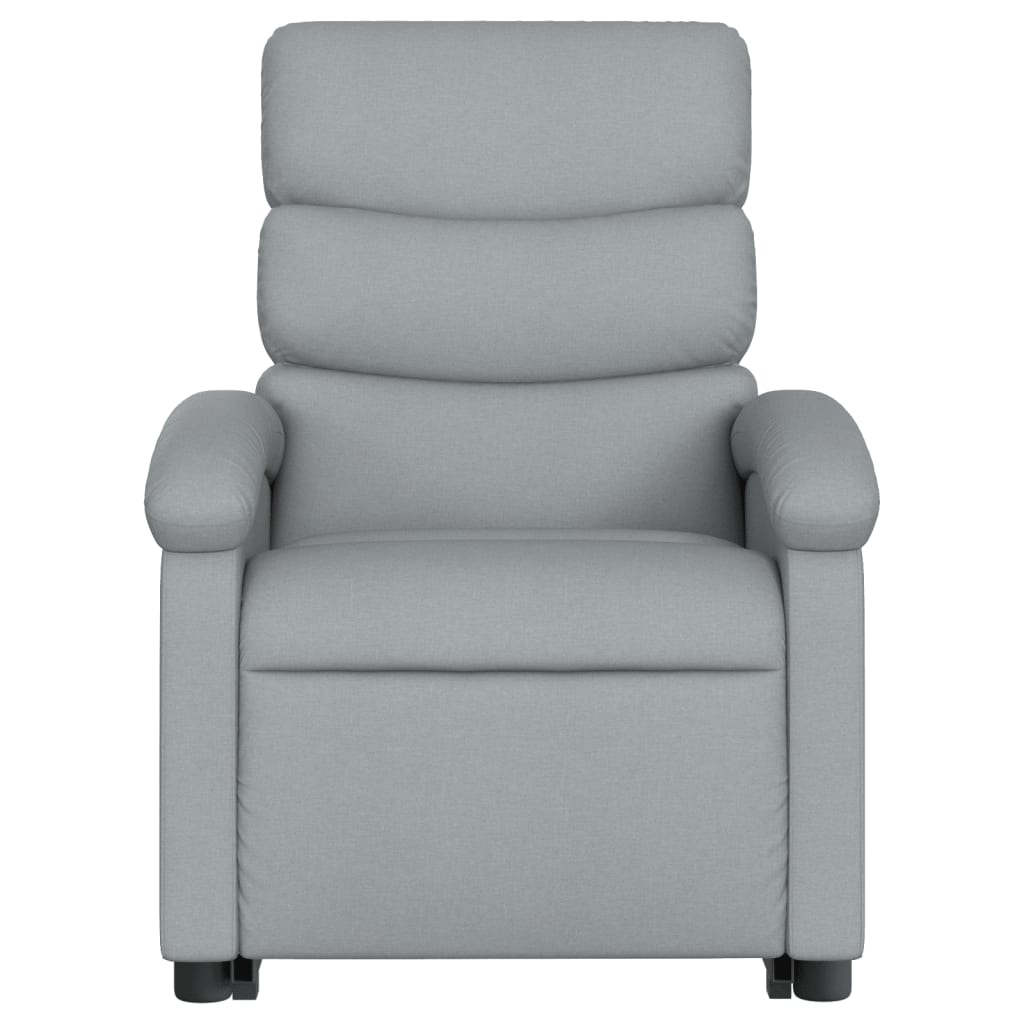 Sta-op-massagestoel verstelbaar stof lichtgrijs is nu te koop bij PeponiXL, paradijselijk wonen!