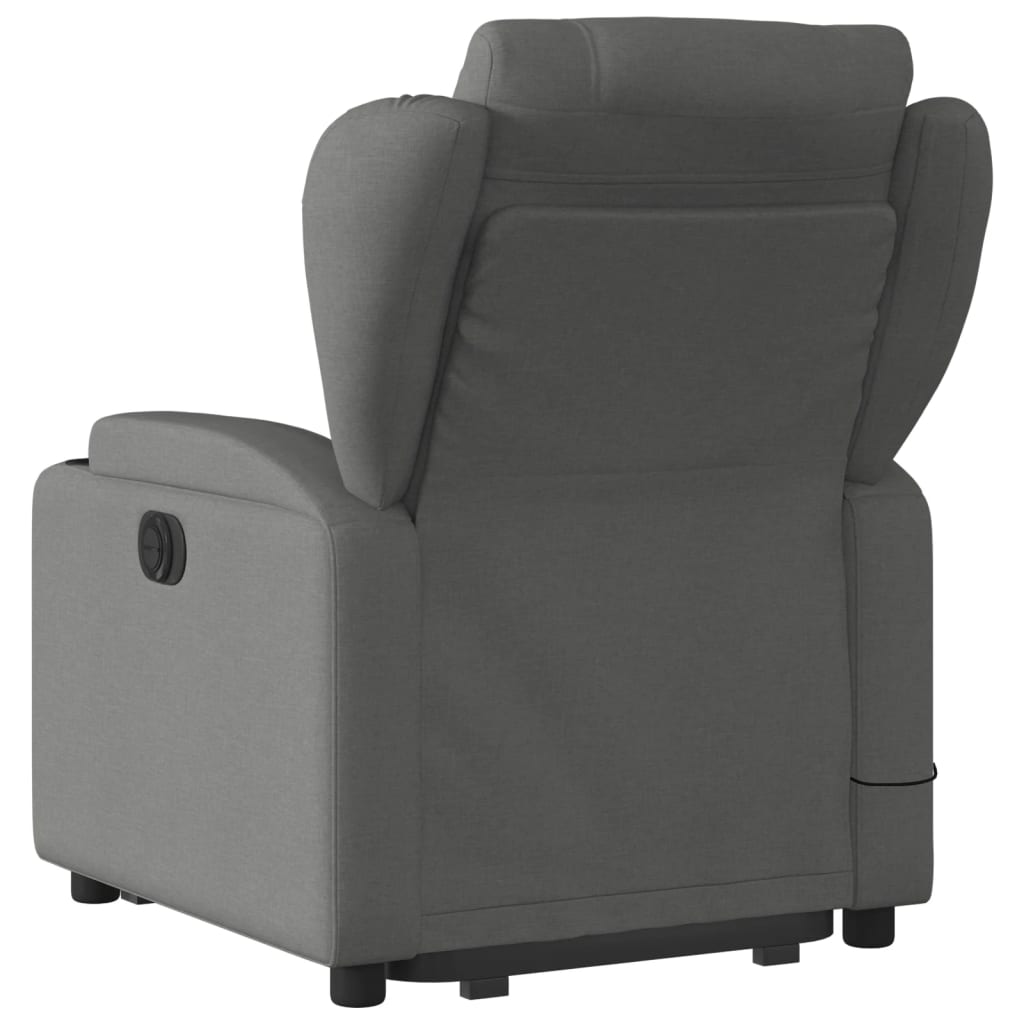 Sta-op-massagestoel verstelbaar stof donkergrijs is nu te koop bij PeponiXL, paradijselijk wonen!