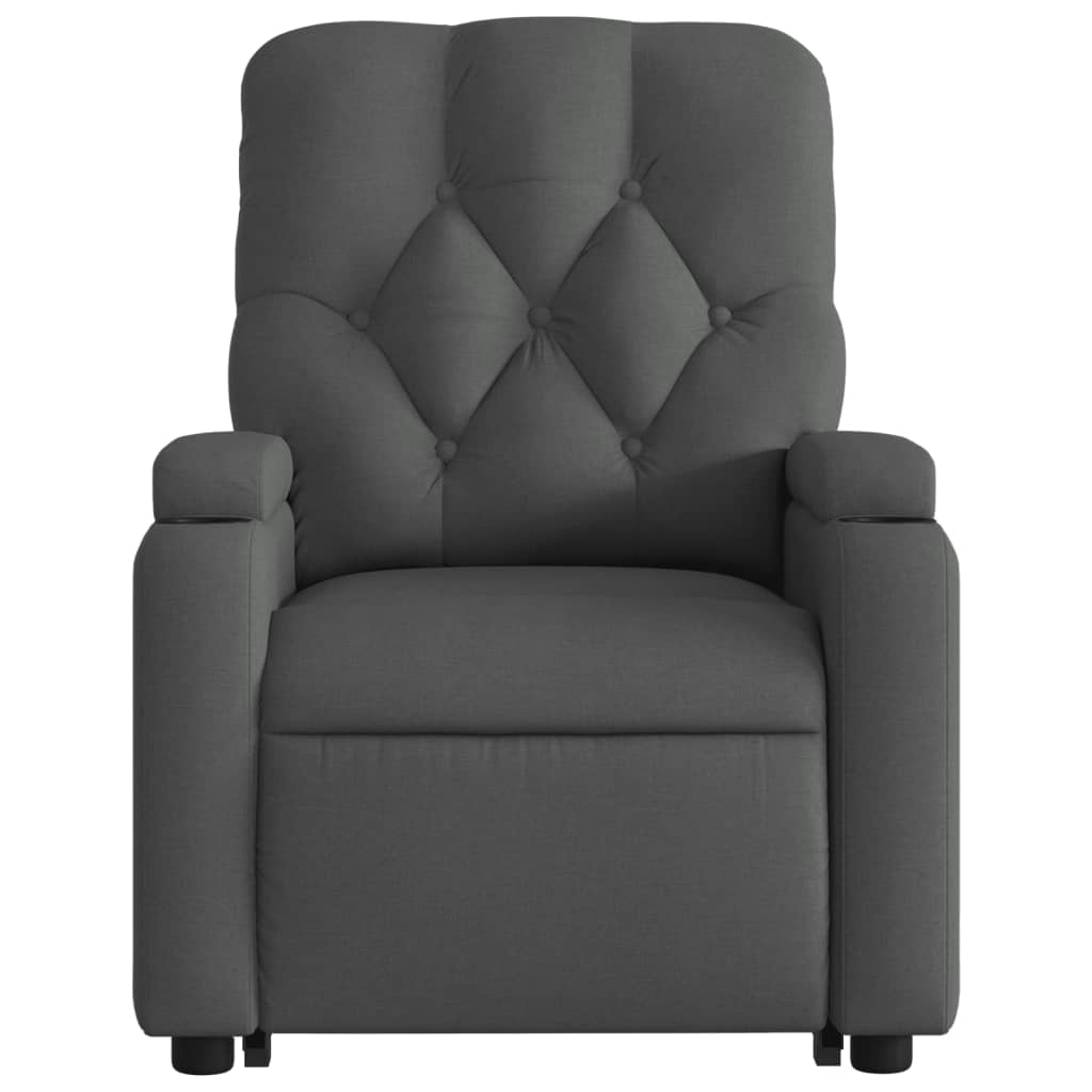 Sta-op-massagestoel verstelbaar stof donkergrijs is nu te koop bij PeponiXL, paradijselijk wonen!