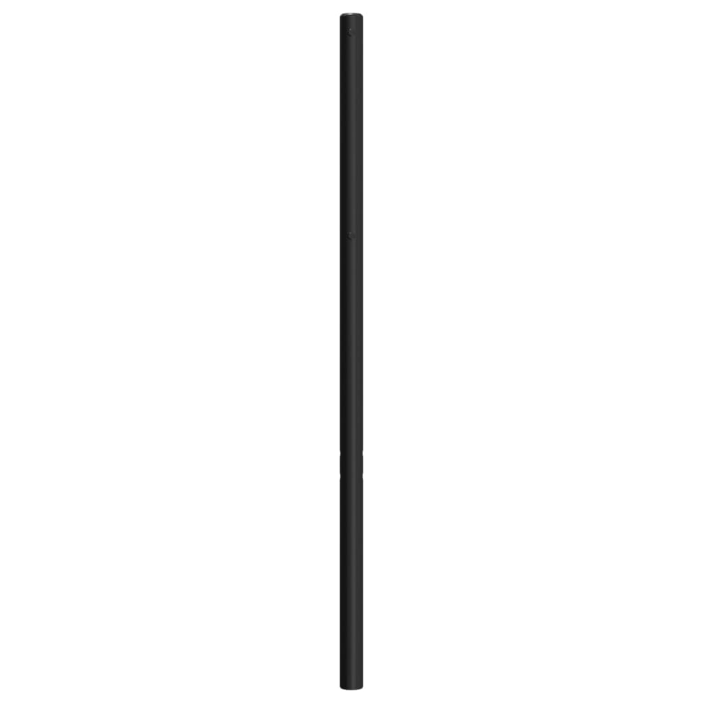 Vervangend hoofdbord 80 cm metaal zwart is nu te koop bij PeponiXL, paradijselijk wonen!