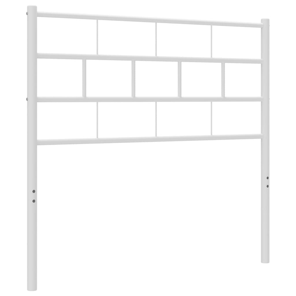 Vervangend hoofdbord 75 cm metaal wit is nu te koop bij PeponiXL, paradijselijk wonen!