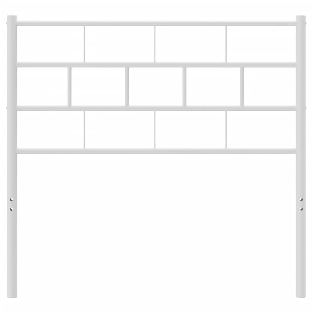 Vervangend hoofdbord 75 cm metaal wit is nu te koop bij PeponiXL, paradijselijk wonen!