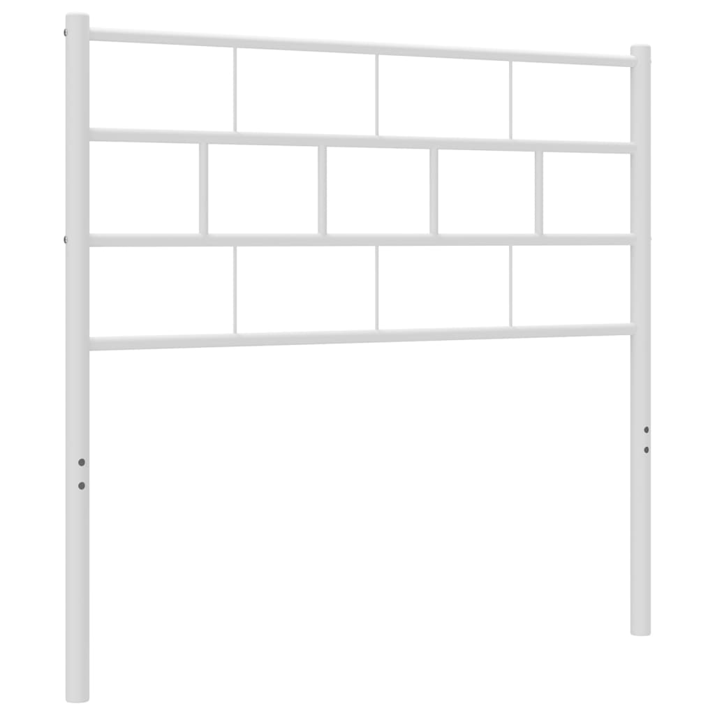 Vervangend hoofdbord 80 cm metaal wit is nu te koop bij PeponiXL, paradijselijk wonen!