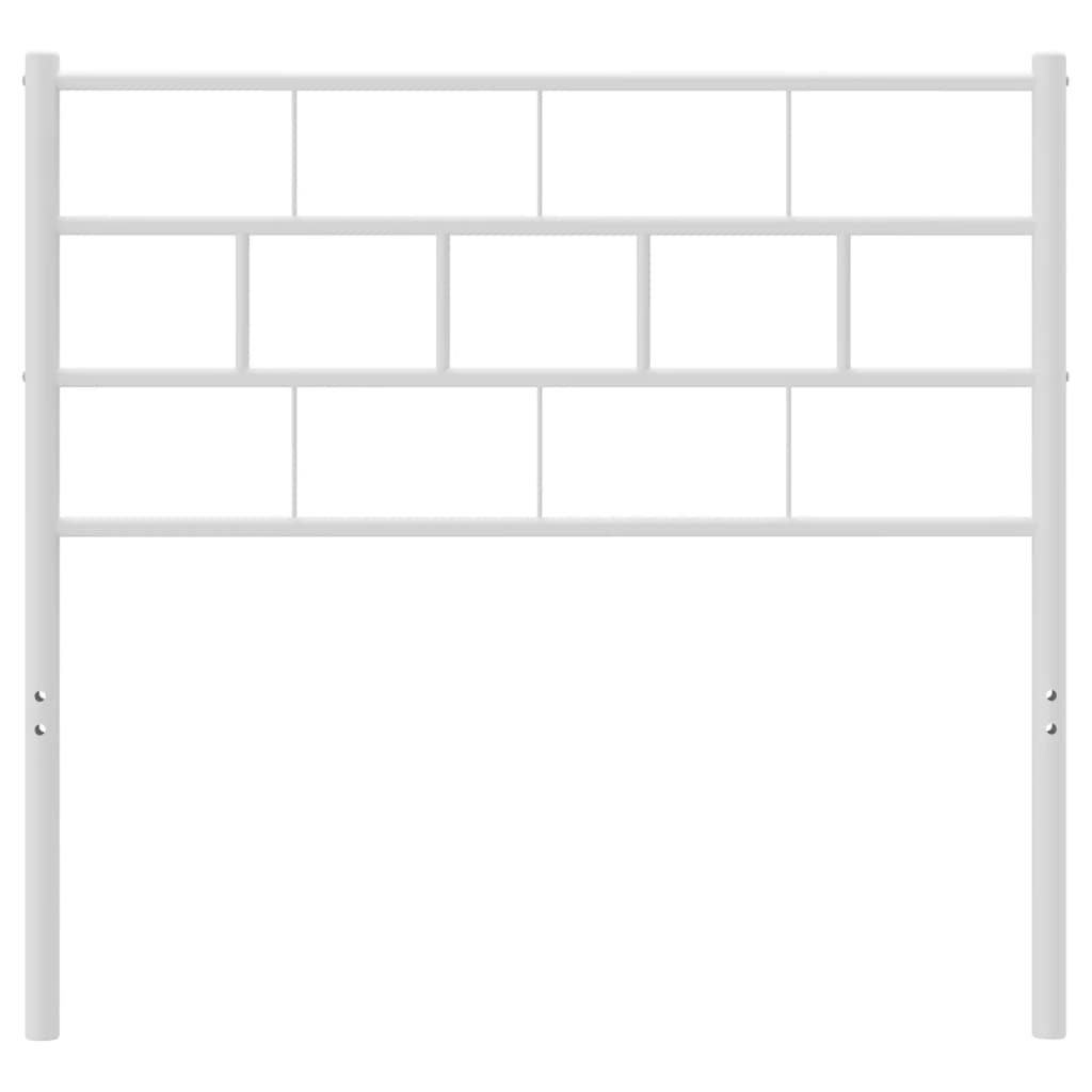 Vervangend hoofdbord 80 cm metaal wit is nu te koop bij PeponiXL, paradijselijk wonen!