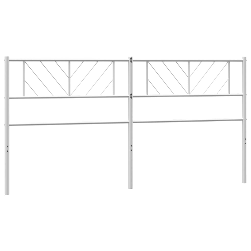 Vervangend hoofdbord 200 cm metaal wit is nu te koop bij PeponiXL, paradijselijk wonen!