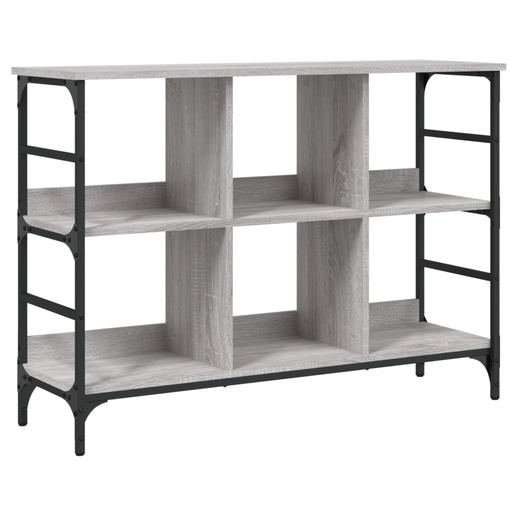 Dressoir 102x32x73,5 cm bewerkt hout grijs sonoma eikenkleurig is nu te koop bij PeponiXL, paradijselijk wonen!