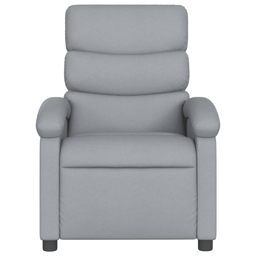 Massagestoel verstelbaar stof lichtgrijs is nu te koop bij PeponiXL, paradijselijk wonen!