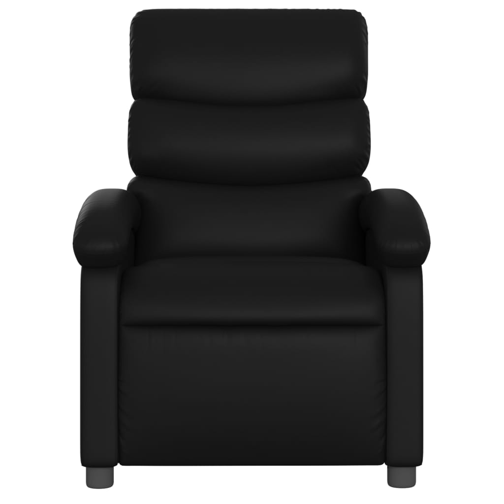 Massagestoel verstelbaar kunstleer zwart is nu te koop bij PeponiXL, paradijselijk wonen!