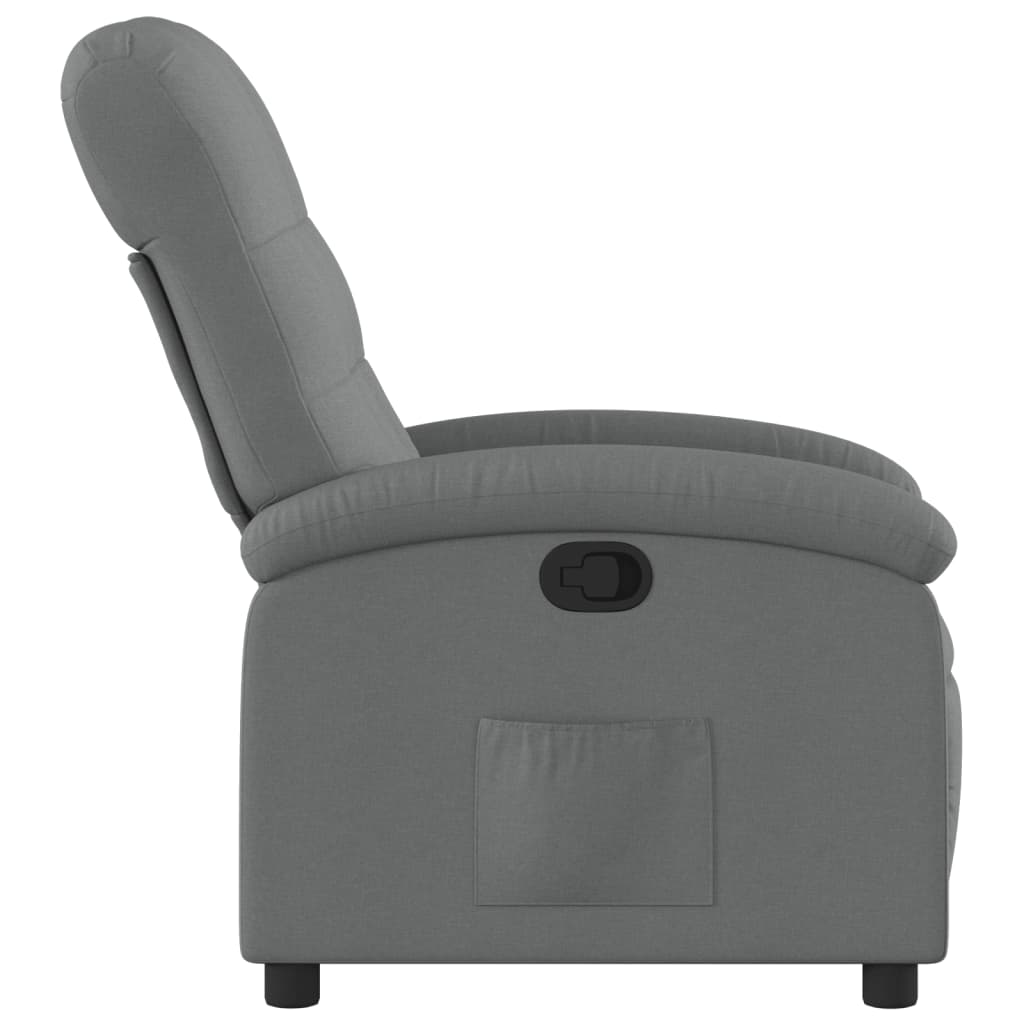 Relaxfauteuil Donkergrijze Stof is nu te koop bij PeponiXL, paradijselijk wonen!