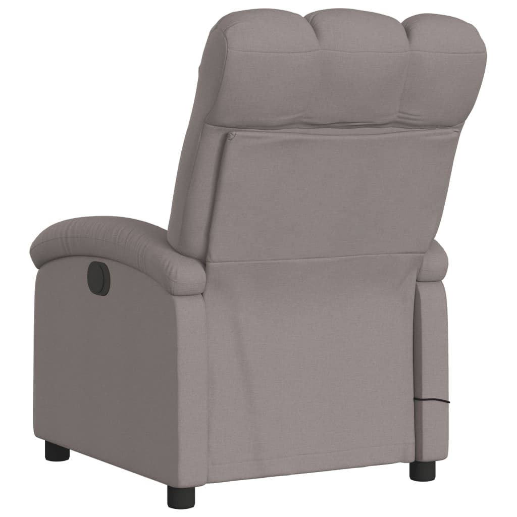 Massagestoel verstelbaar stof taupe is nu te koop bij PeponiXL, paradijselijk wonen!