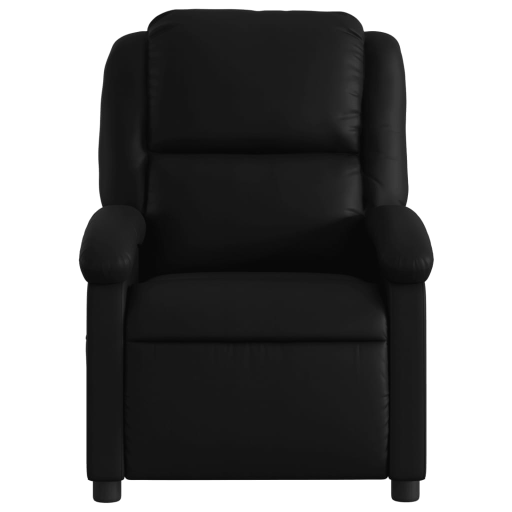 Relaxfauteuil Zwart Kunstleer is nu te koop bij PeponiXL, paradijselijk wonen!
