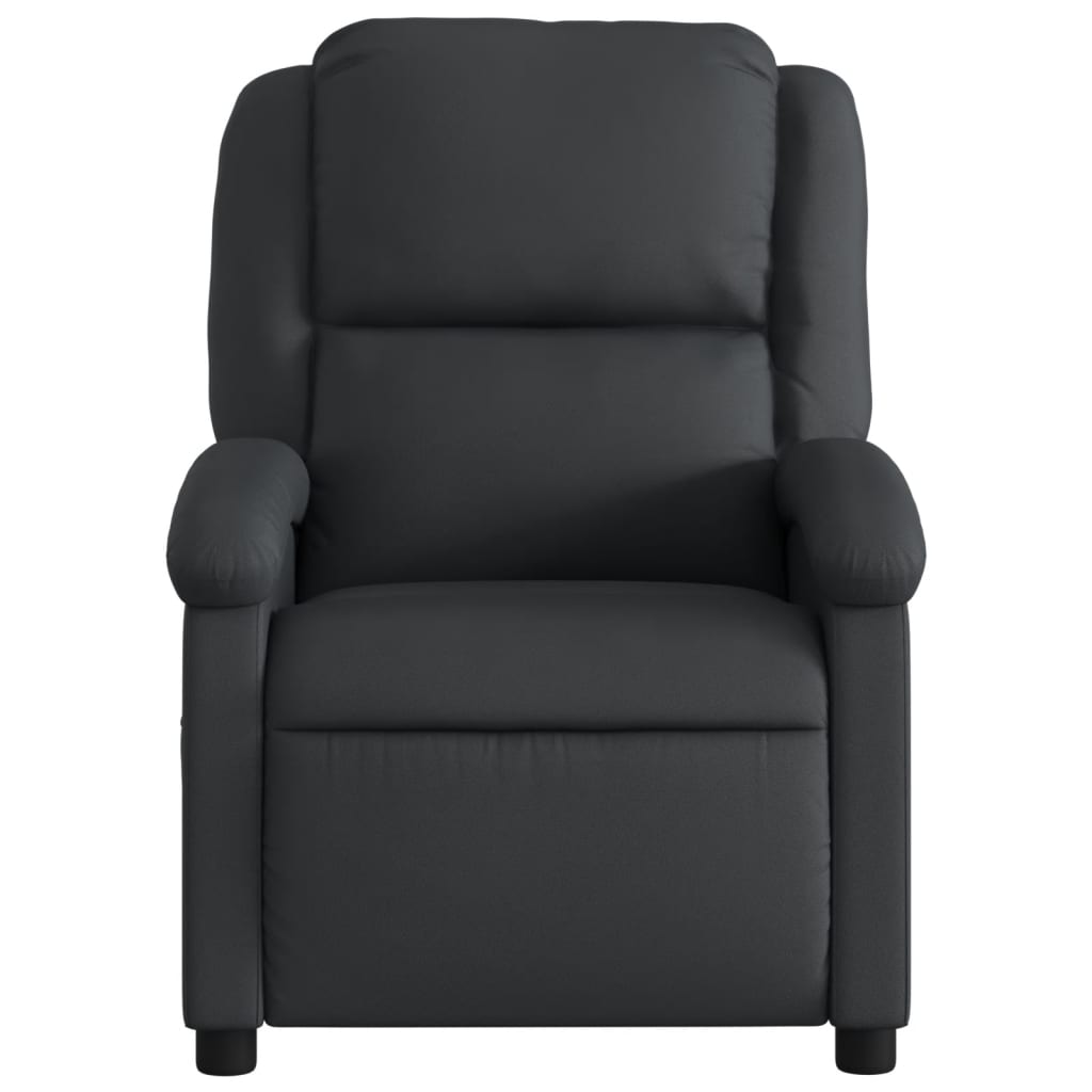 Massagestoel echt leer zwart is nu te koop bij PeponiXL, paradijselijk wonen!