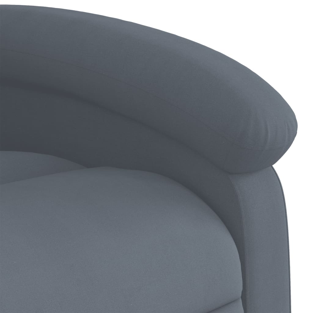 Massagestoel verstelbaar fluweel donkergrijs is nu te koop bij PeponiXL, paradijselijk wonen!