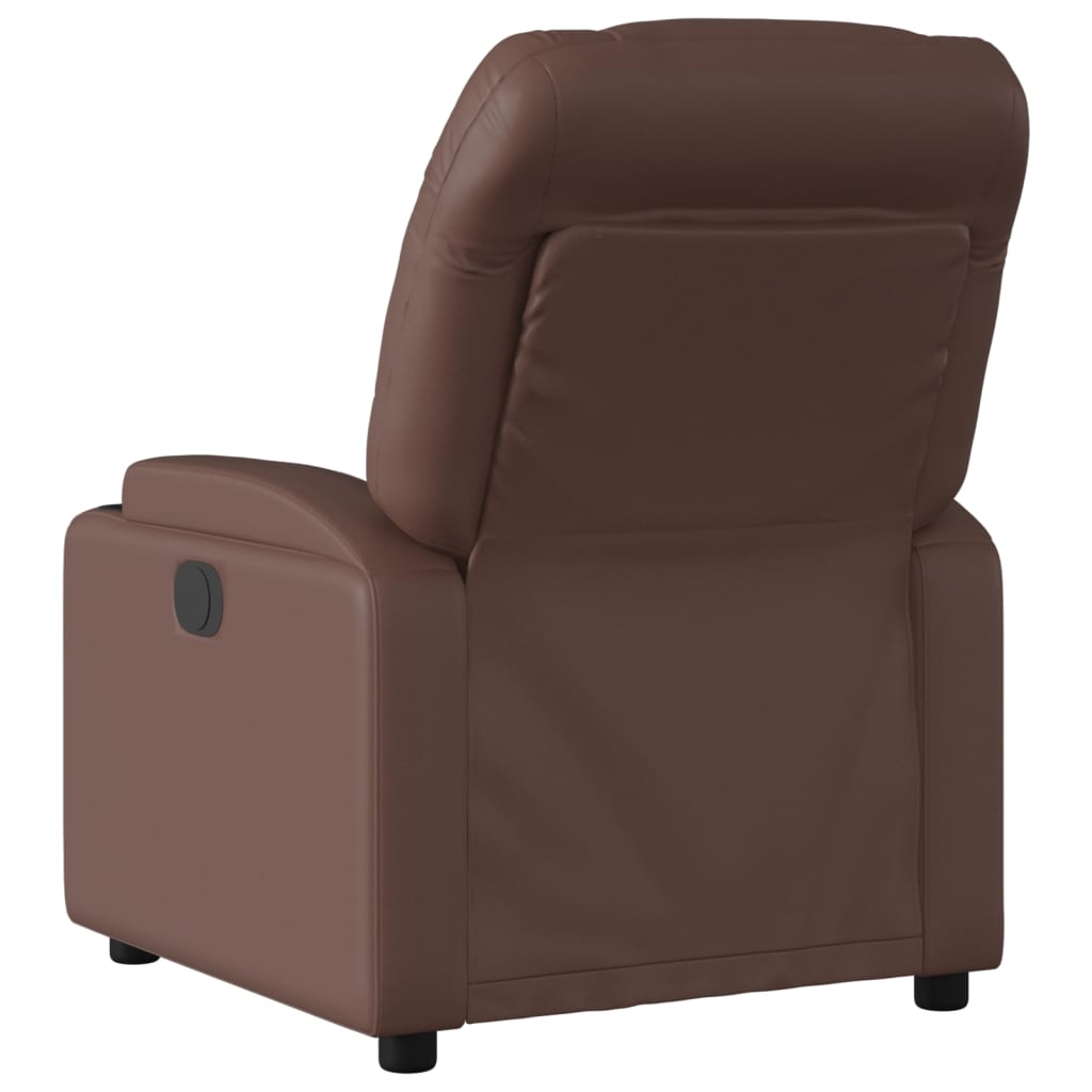Massagestoel verstelbaar kunstleer bruin is nu te koop bij PeponiXL, paradijselijk wonen!