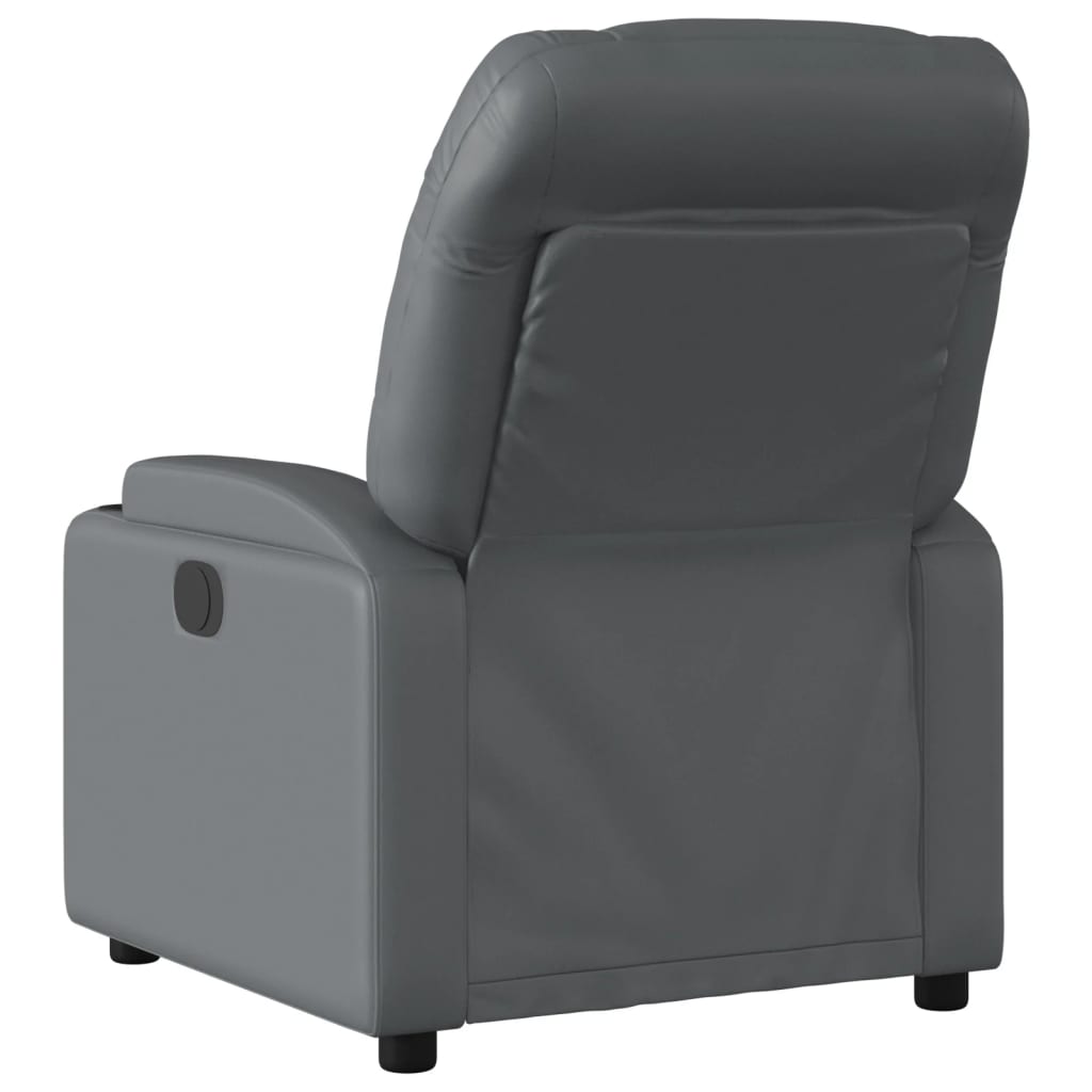 Massagestoel verstelbaar kunstleer grijs is nu te koop bij PeponiXL, paradijselijk wonen!
