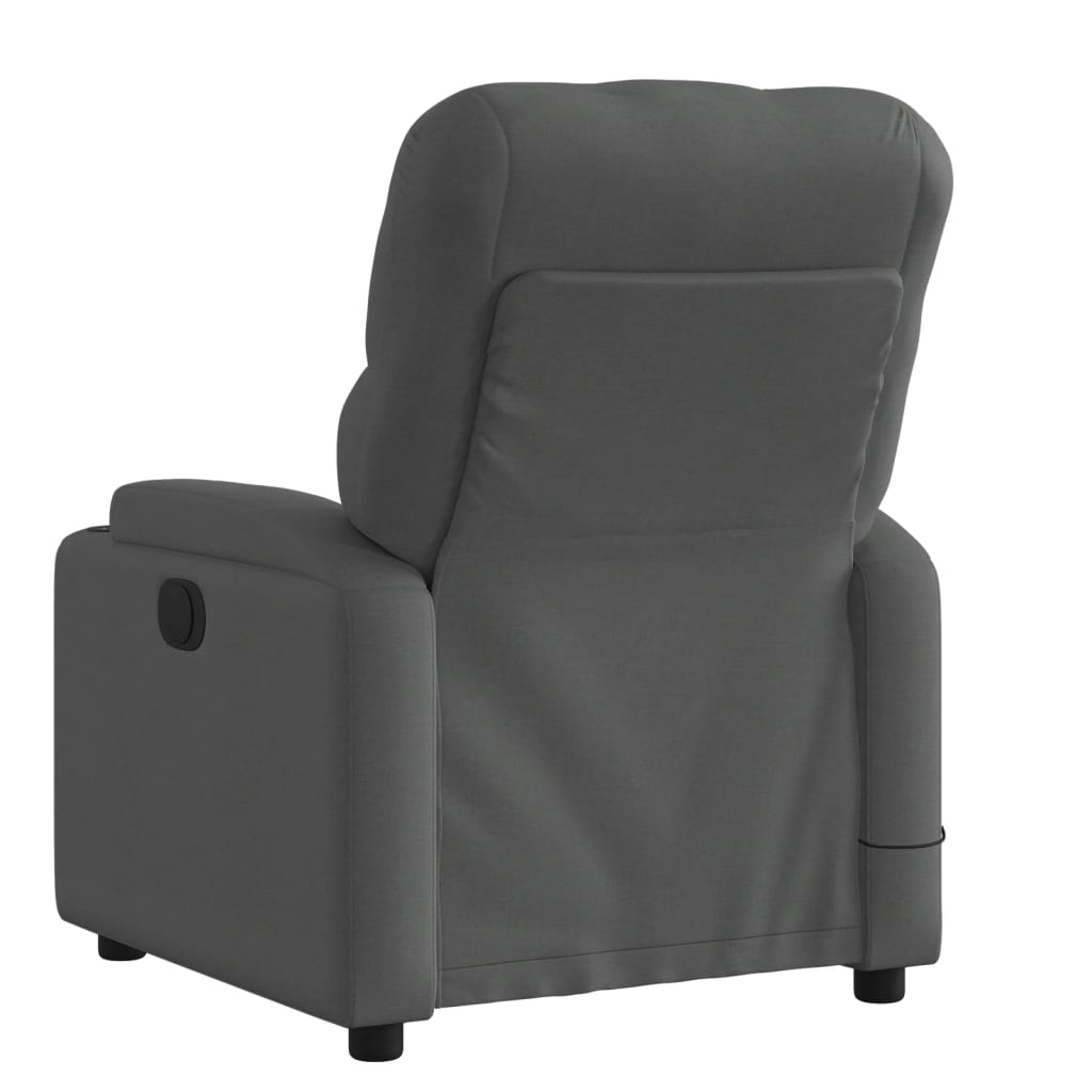 Massagestoel verstelbaar stof donkergrijs is nu te koop bij PeponiXL, paradijselijk wonen!