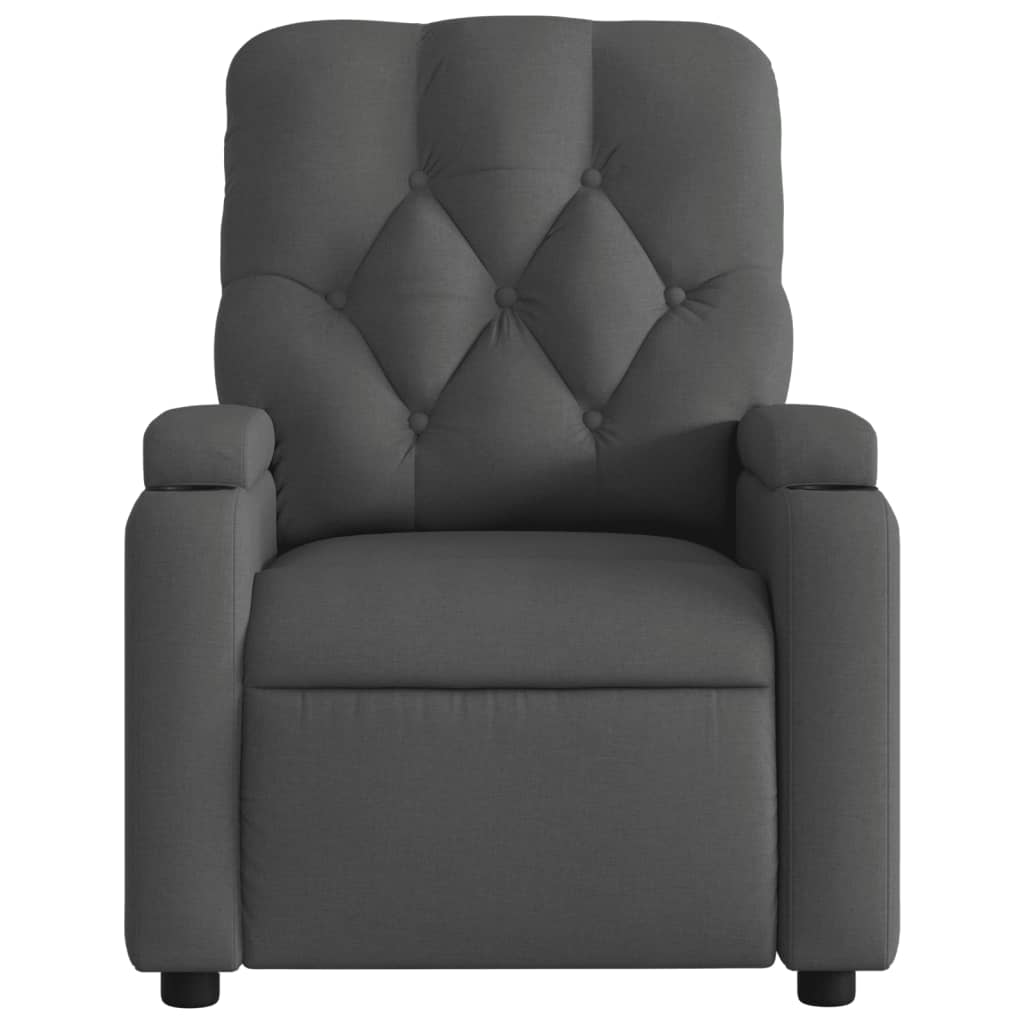 Massagestoel verstelbaar stof donkergrijs is nu te koop bij PeponiXL, paradijselijk wonen!