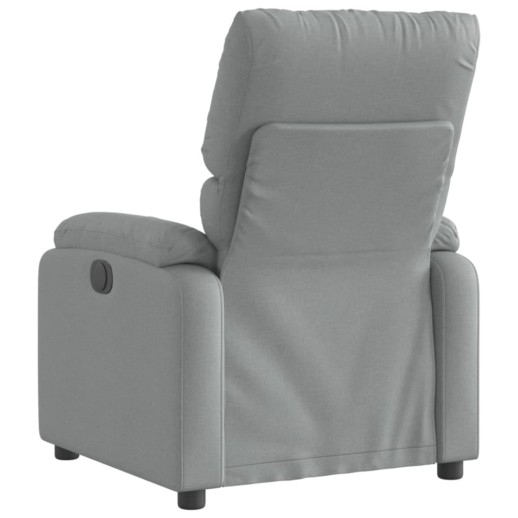Fauteuil verstelbaar stof lichtgrijs is nu te koop bij PeponiXL, paradijselijk wonen!