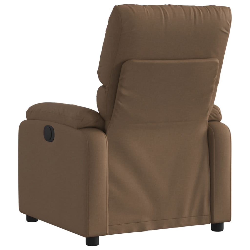 Fauteuil verstelbaar stof bruin is nu te koop bij PeponiXL, paradijselijk wonen!