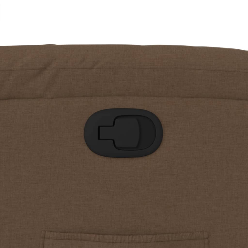 Fauteuil verstelbaar stof bruin is nu te koop bij PeponiXL, paradijselijk wonen!