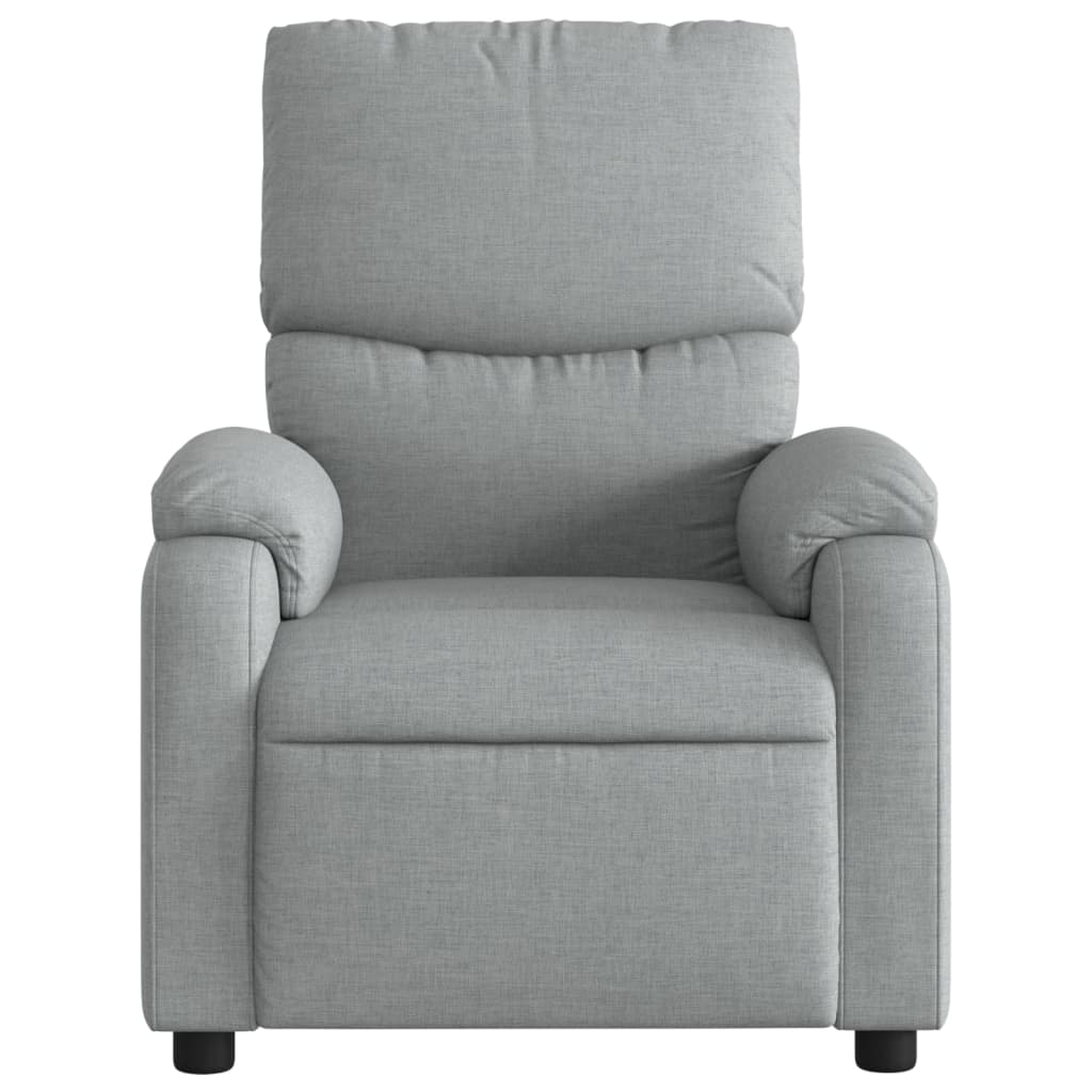 Massagestoel verstelbaar stof lichtgrijs is nu te koop bij PeponiXL, paradijselijk wonen!