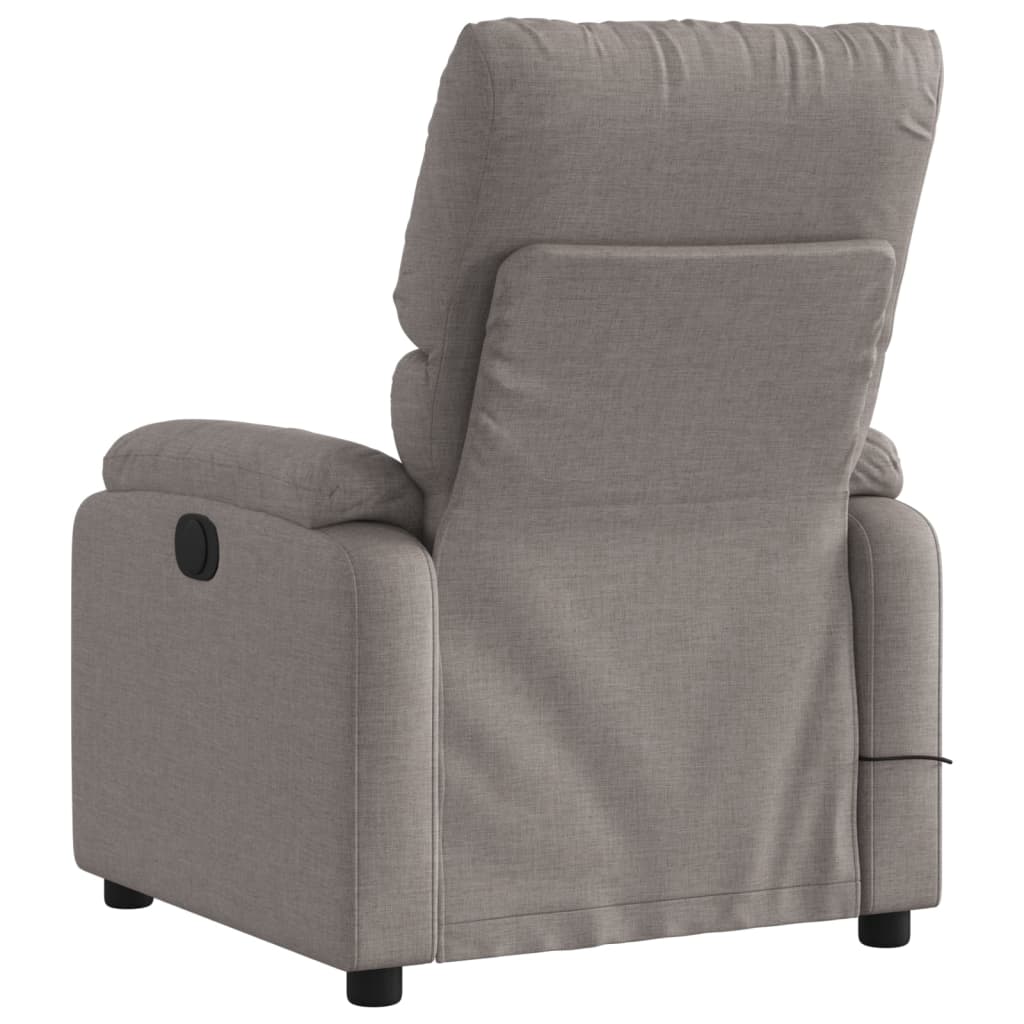 Massagestoel verstelbaar stof taupe is nu te koop bij PeponiXL, paradijselijk wonen!