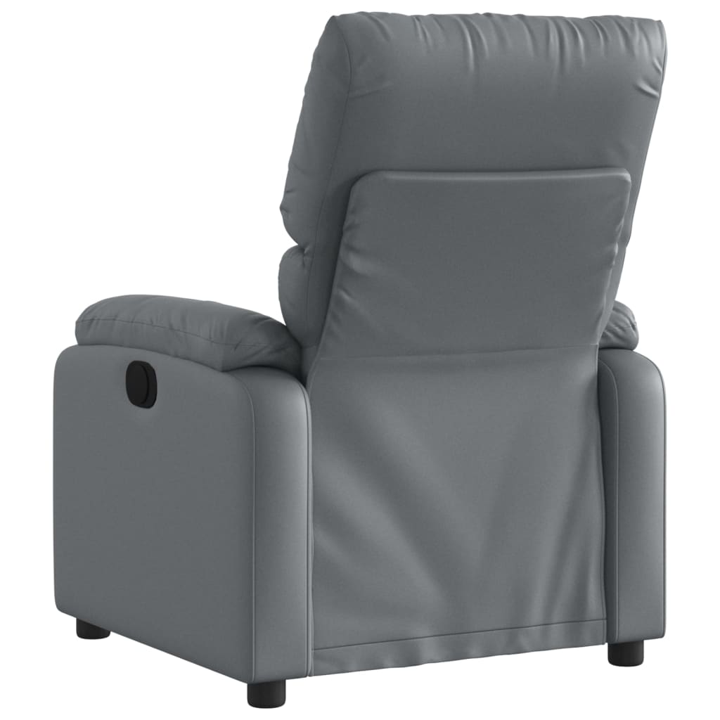 Massagestoel verstelbaar kunstleer grijs is nu te koop bij PeponiXL, paradijselijk wonen!