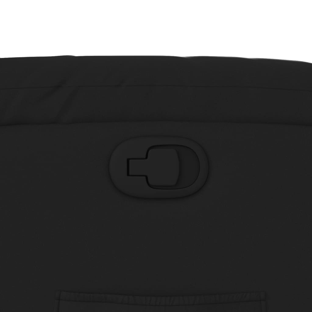 Fauteuil verstelbaar kunstleer zwart is nu te koop bij PeponiXL, paradijselijk wonen!