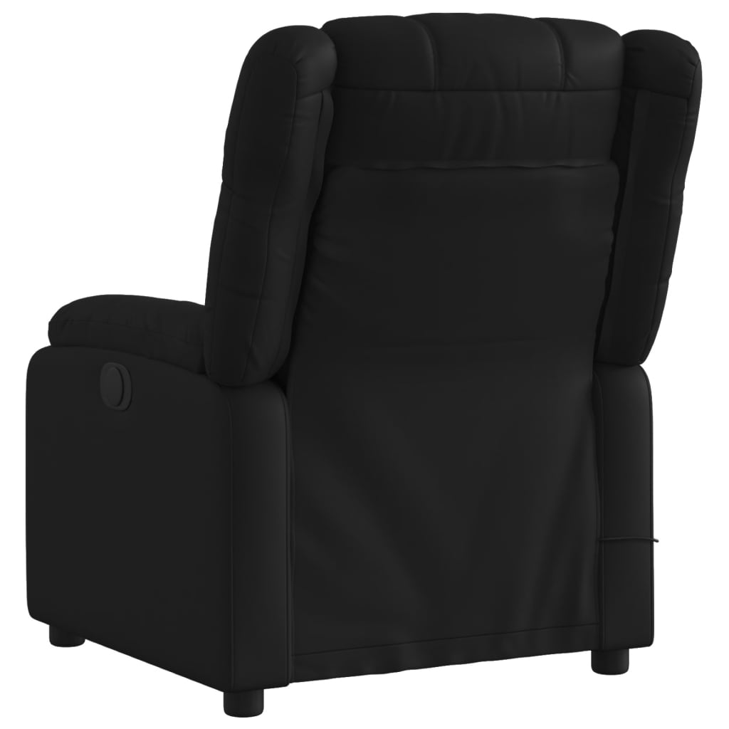 Massagestoel verstelbaar kunstleer zwart is nu te koop bij PeponiXL, paradijselijk wonen!