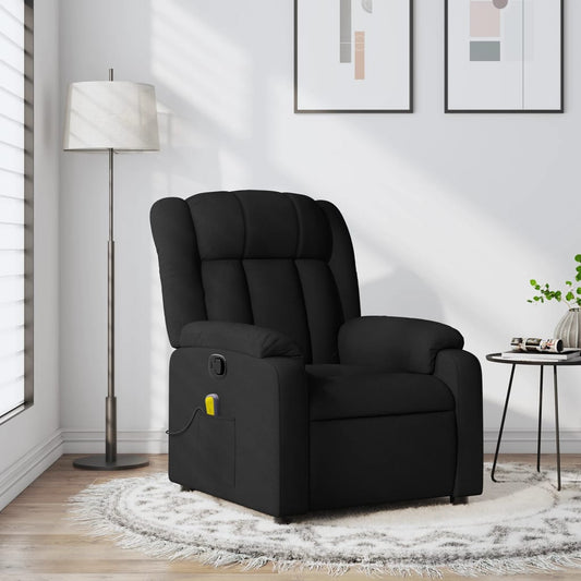 Massagestoel verstelbaar stof zwart is nu te koop bij PeponiXL, paradijselijk wonen!