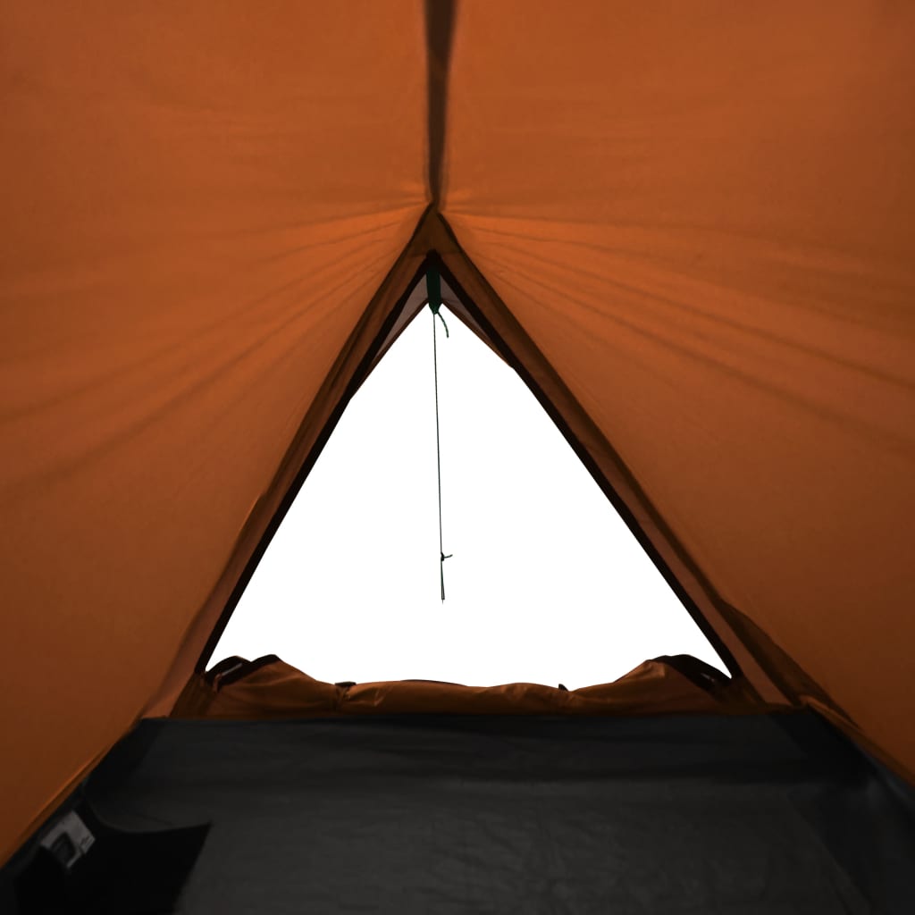 Tent 2-persoons waterdicht grijs en oranje is nu te koop bij PeponiXL, paradijselijk wonen!