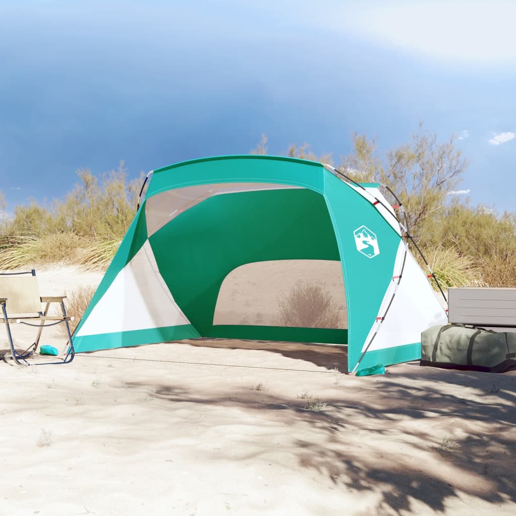 Strandtent 274x178x170/148 cm 185T polyester zeegroen is nu te koop bij PeponiXL, paradijselijk wonen!