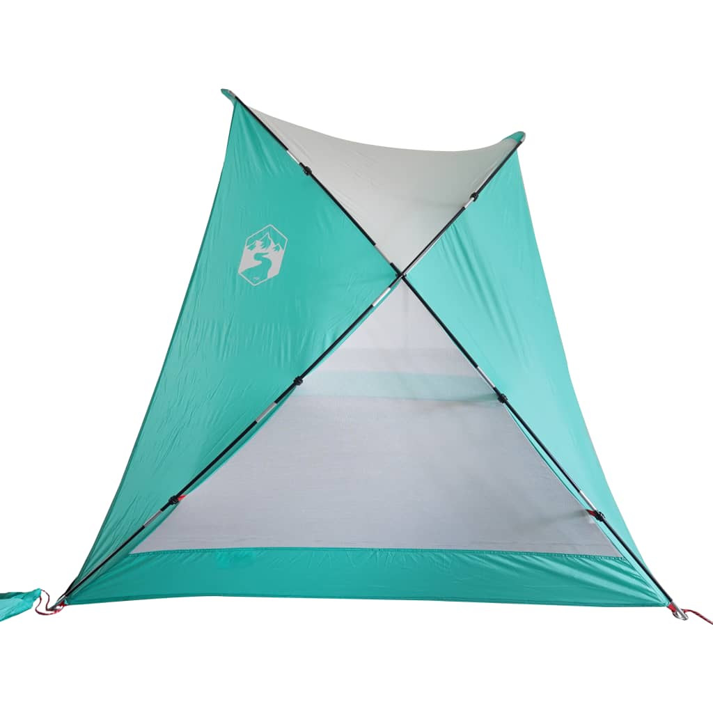 Strandtent 274x178x170/148 cm 185T polyester zeegroen is nu te koop bij PeponiXL, paradijselijk wonen!