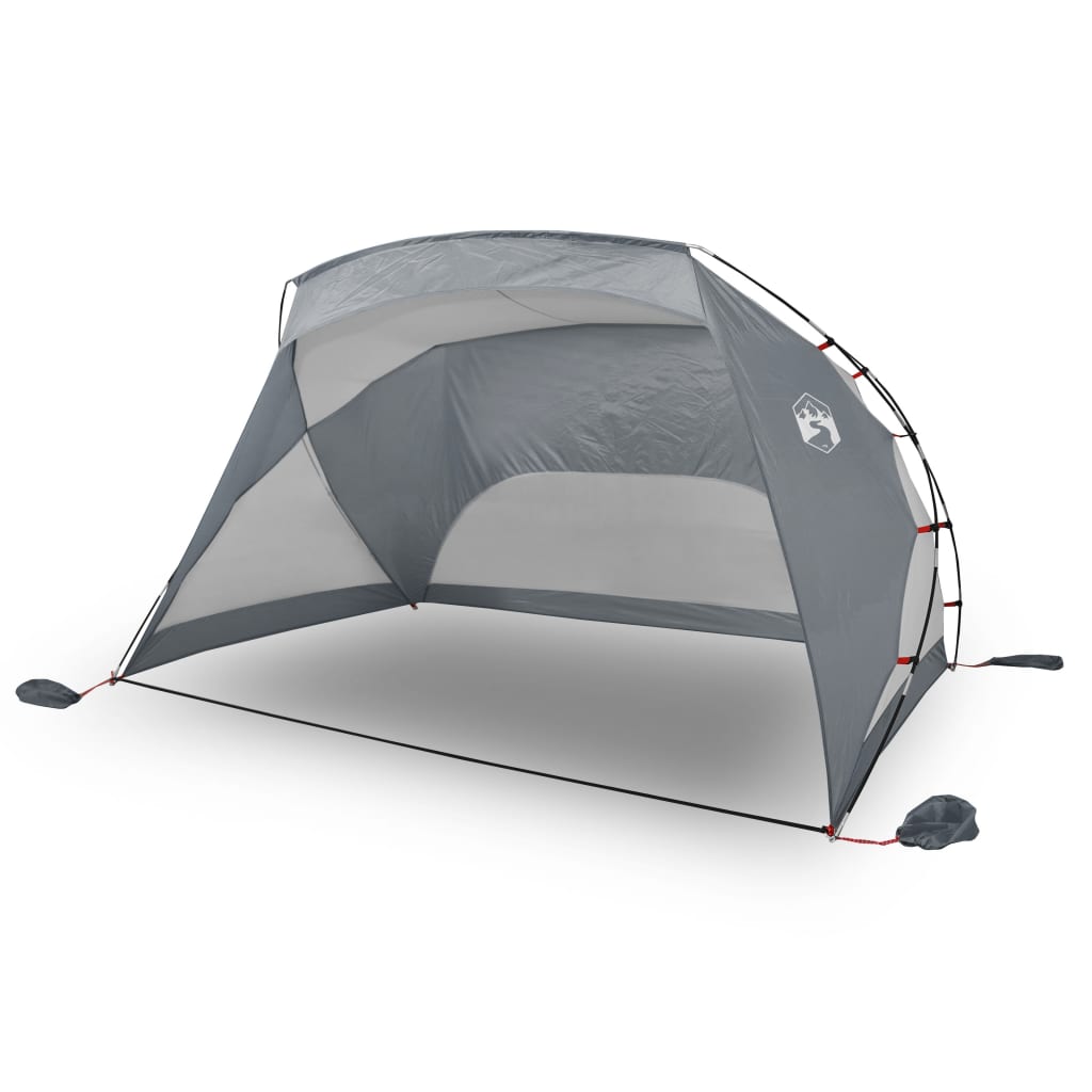 Strandtent 274x178x170/148 cm 185T polyester grijs is nu te koop bij PeponiXL, paradijselijk wonen!