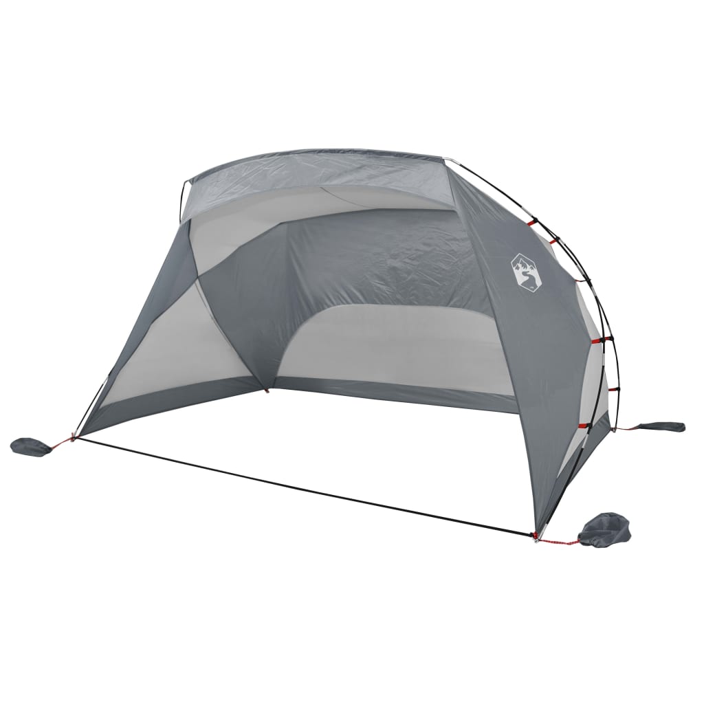 Strandtent 274x178x170/148 cm 185T polyester grijs is nu te koop bij PeponiXL, paradijselijk wonen!