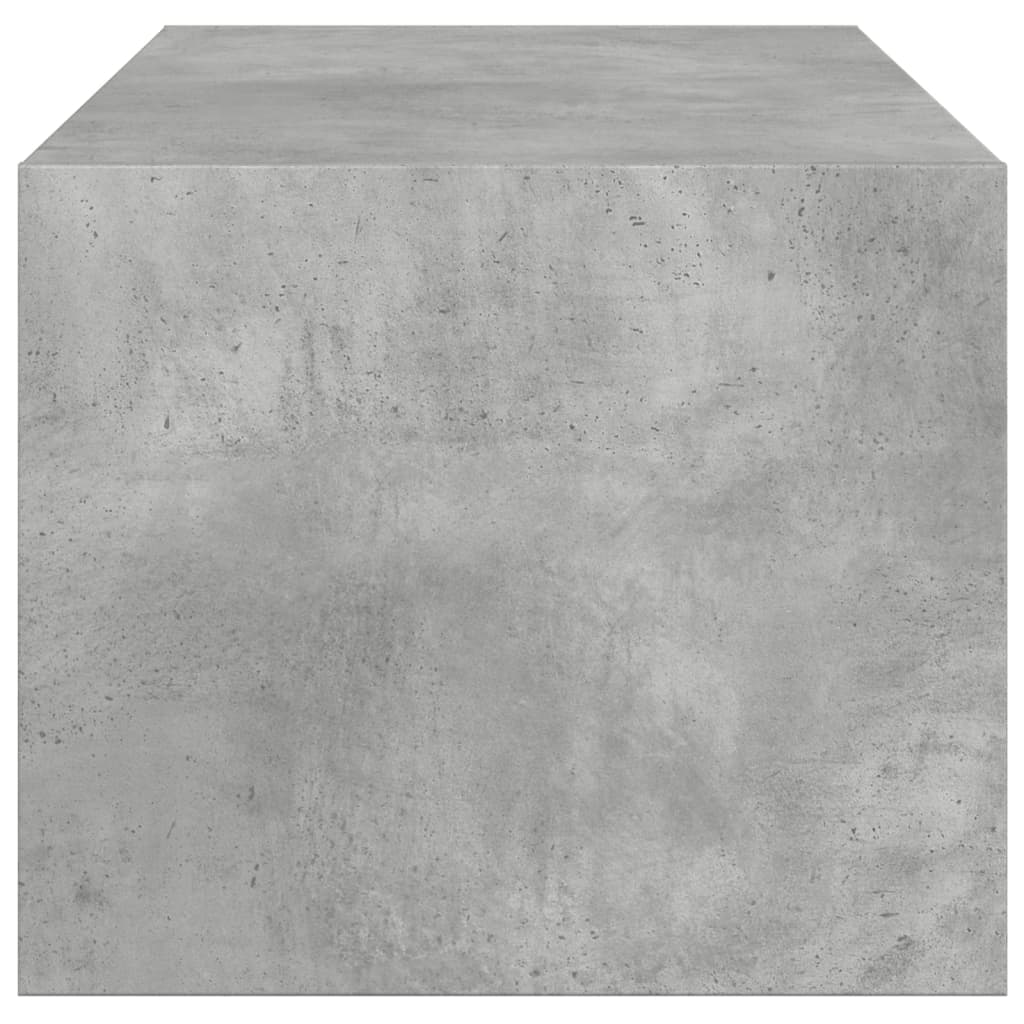 Salontafel met glazen deuren 102x50x42 cm betongrijs is nu te koop bij PeponiXL, paradijselijk wonen!