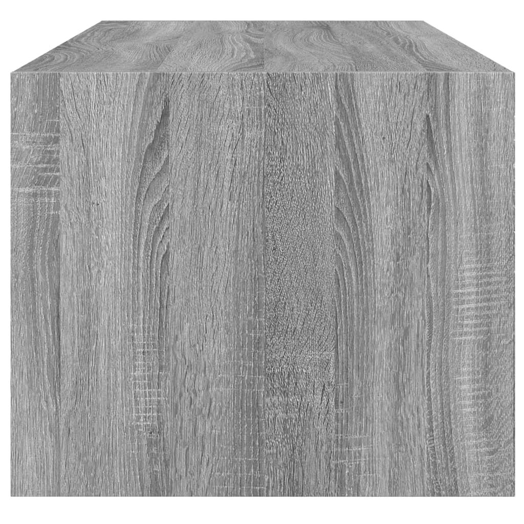 Salontafel met glazen deuren 102x50x42 cm grijs sonoma eiken is nu te koop bij PeponiXL, paradijselijk wonen!