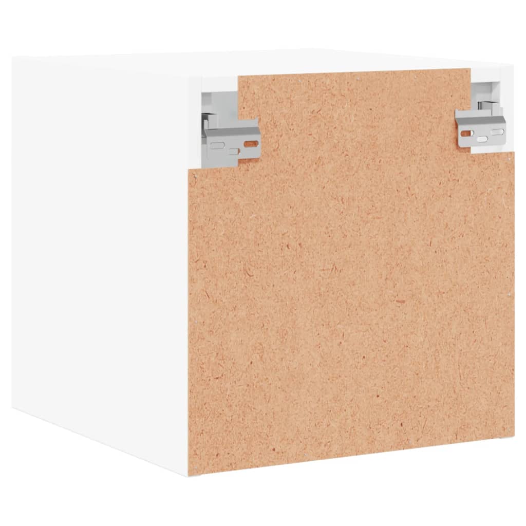 Nachtkastjes met glazen deuren 2 st 35x37x35 cm wit is nu te koop bij PeponiXL, paradijselijk wonen!