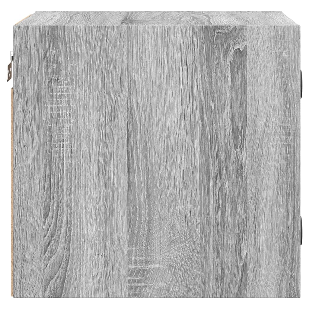 Nachtkastjes met glazen deuren 2 st 35x37x35 cm grijs sonoma is nu te koop bij PeponiXL, paradijselijk wonen!