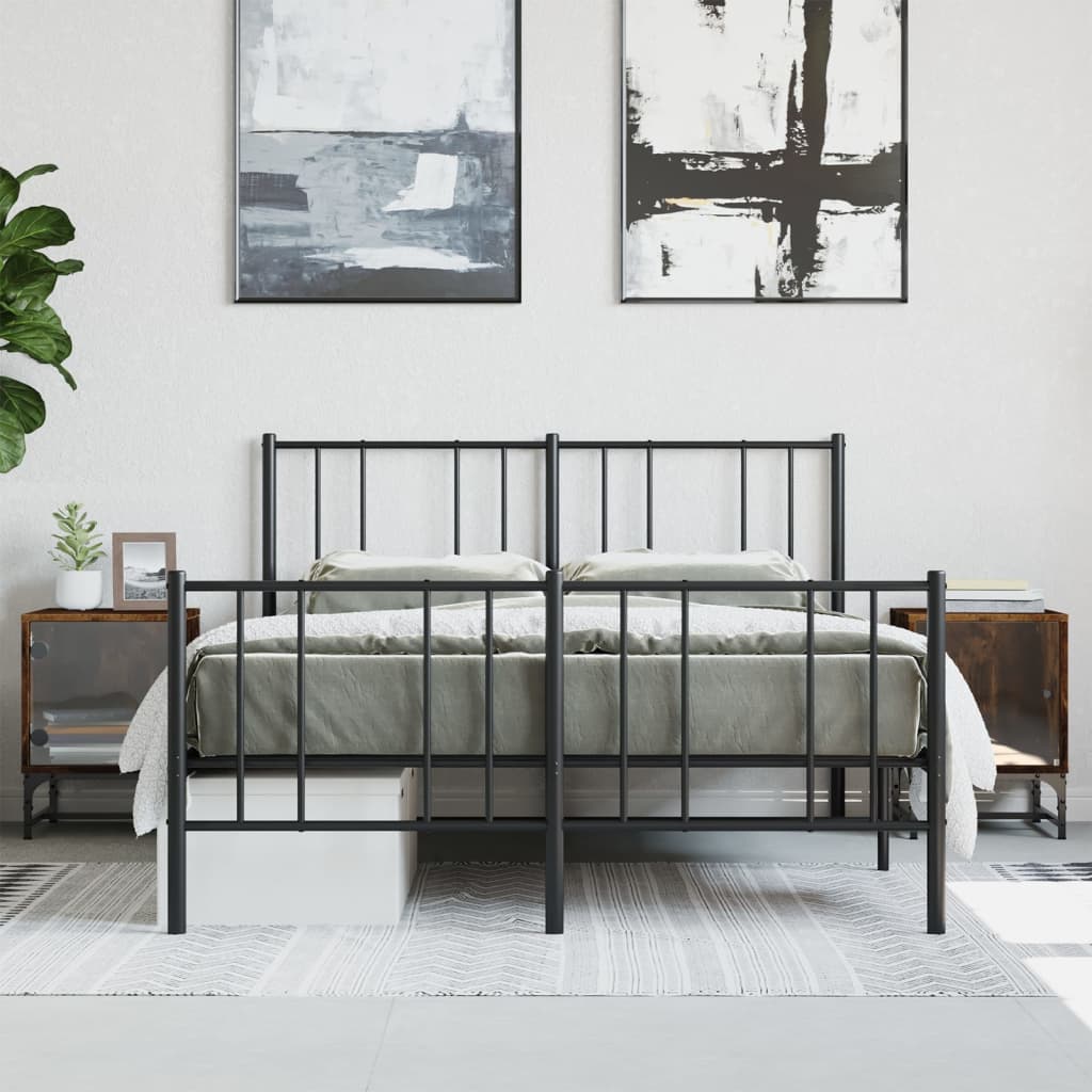 Nachtkastjes met glazen deuren 2 st 35x37x50 cm gerookt eiken is nu te koop bij PeponiXL, paradijselijk wonen!