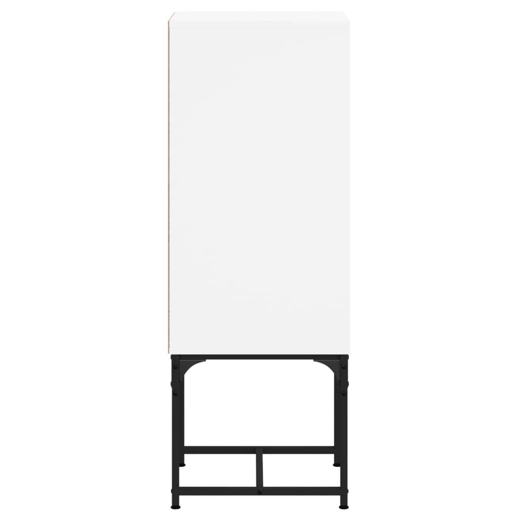 Bijzetkast met glazen deur 35x37x100 cm wit is nu te koop bij PeponiXL, paradijselijk wonen!