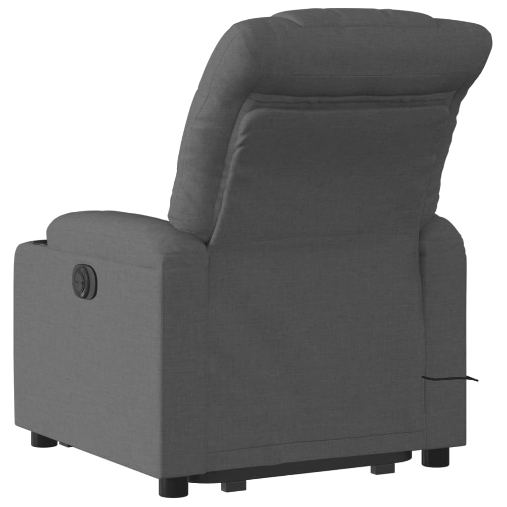 Sta-op-massagestoel verstelbaar stof donkergrijs is nu te koop bij PeponiXL, paradijselijk wonen!