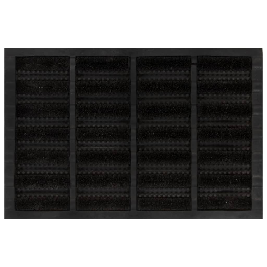 Deurmat rechthoekig 40x60 cm rubber en kokosvezel is nu te koop bij PeponiXL, paradijselijk wonen!