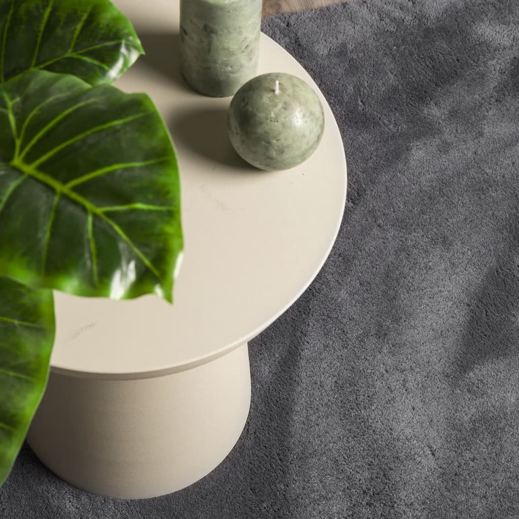 Vloerkleed HUARTE laagpolig zacht wasbaar 200x280 cm antraciet is nu te koop bij PeponiXL, paradijselijk wonen!