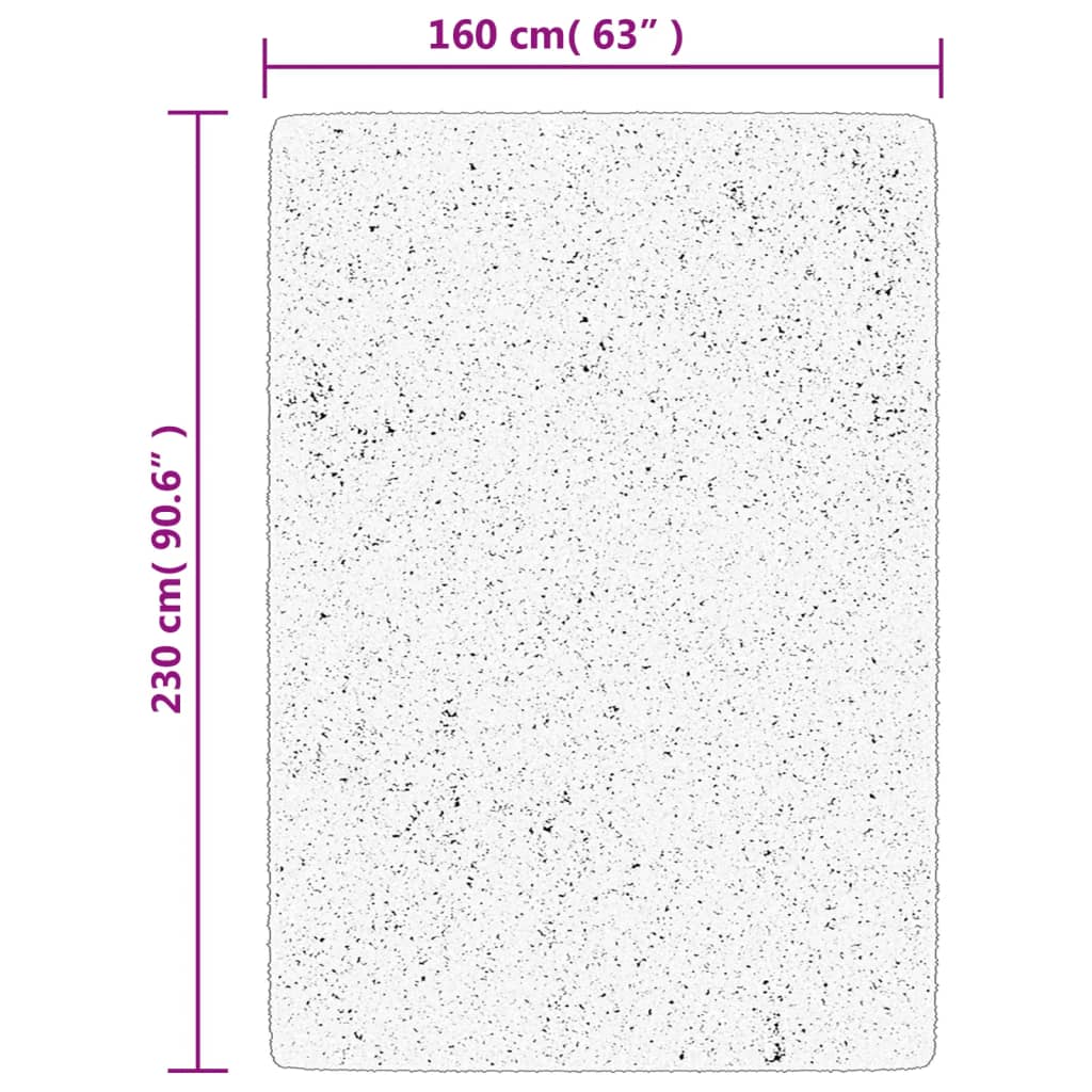 Vloerkleed HUARTE laagpolig zacht wasbaar 160x230 cm roze is nu te koop bij PeponiXL, paradijselijk wonen!
