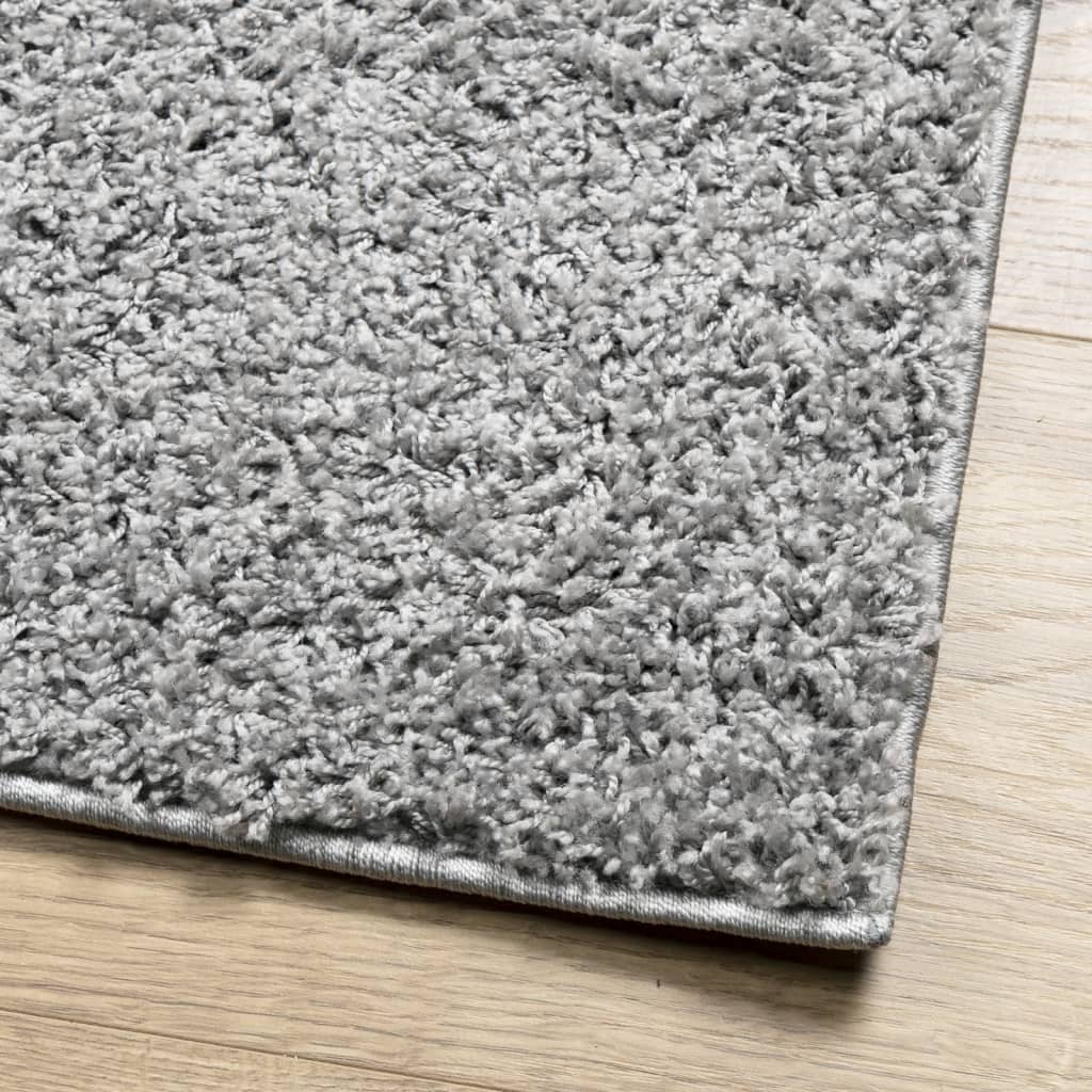 Vloerkleed PAMPLONA shaggy hoogpolig modern 140x200 cm grijs is nu te koop bij PeponiXL, paradijselijk wonen!